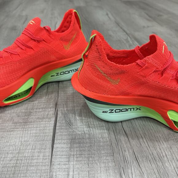 Nike Air Zoom Alphafly NEXT% 3 Bright Crimson Lime Blast FD8311-600 Men’s Size 9 main image 4